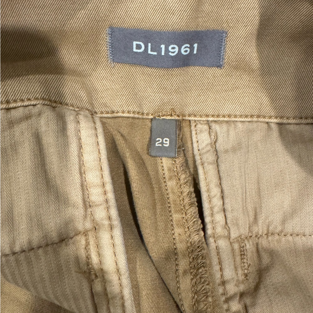 DL1961 Camile paperbag Short Women's Tan High-Waisted in Dijon size 29 - Picture 10 of 11